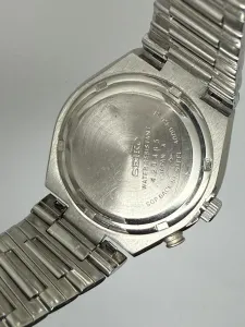 Seiko Bell-Matic Alarm Watch 38mm Stainless Steel 4006-6031 1974