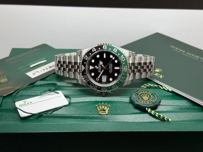 Rolex GMT-Master II 40mm Stainless Steel Sprite 126720VTNR February 2026