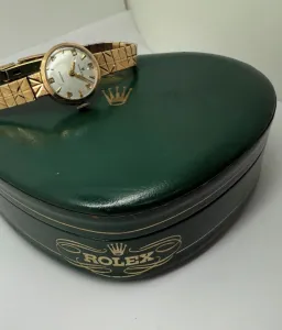 Rolex Precision Ladies Solid 9ct Gold Manual Wind 1962