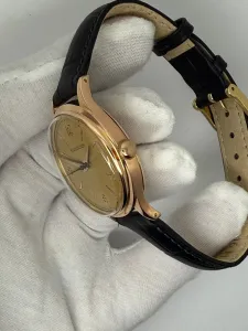 Jaeger-LeCoultre Manual Wind 34mm Solid 18ct Rose Gold 1950s