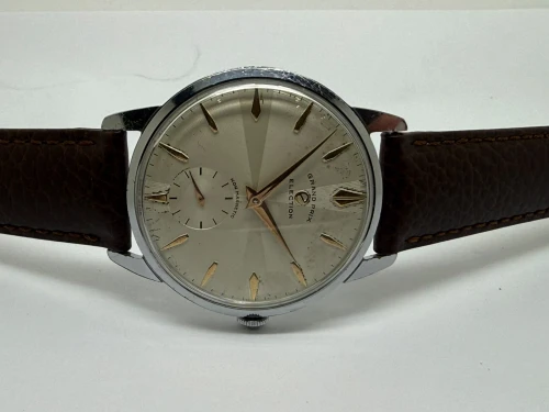 Election Grand Prix Vintage Manual Wind Jumbo 38mm 17 Jewel Swiss Watch 1950s
